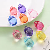 Transparent Acrylic Persimmon Pendants Mix for Jewelry Making