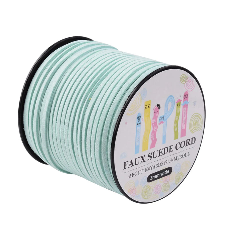 Faux Suede Lace Cord 3mm Beading Thread for Jewelry Making