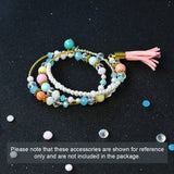 140pcs 4mm 6mm Glass Pearl Beads Strand for DIY Jewelry Making