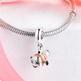 Finding Nemo Dangle Charm Sterling Silver Jewelry Fits silver 925 bracelets