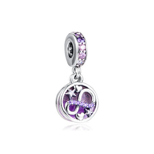 Glittering Infinity Hearts & Stars 925 Silver Beads for Bracelets