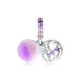 Glittering Infinity Hearts & Stars 925 Silver Beads for Bracelets