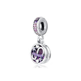 Glittering Infinity Hearts & Stars 925 Silver Beads for Bracelets