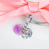 Glittering Infinity Hearts & Stars 925 Silver Beads for Bracelets