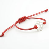 Adjustable Dog Paw Charm Bracelet