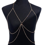 Crystal Body Jewellery Bra Necklace Bikini Necklaces Women