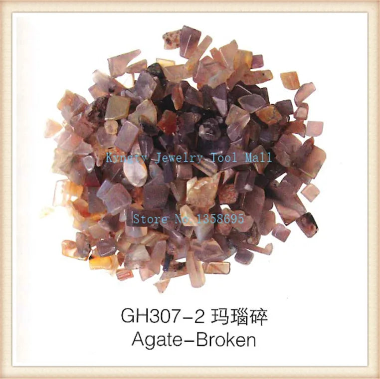 Broken Agate Jewelry Polishing Pieces
