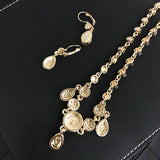 Algeria Palace Water Drop Head Chain Jewelry Crystal Bijoux
