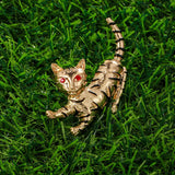 Antique Alloy Tiger Brooches for Men and Women, Animal Corsage Accessory
