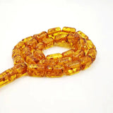 Amber Resin Tasbih 33 Beads Muslim Rosary Bracelet