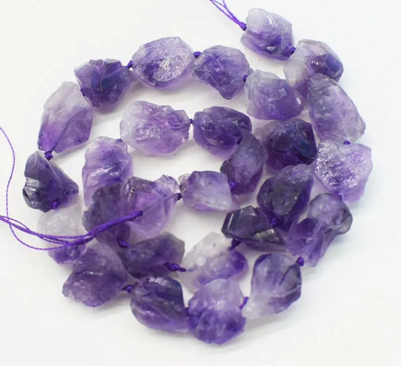 Amethyst Baroque Loose Beads 12-17mm for Jewelry Making