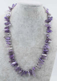Amethyst Branch Baroque Beads 19-Inch Necklace
