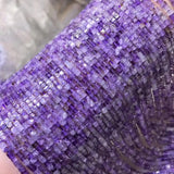 Mixed Gemstone Square Beads 2mm for DIY Jewelry Making