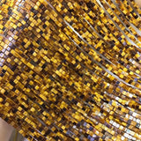 Mixed Gemstone Square Beads 2mm for DIY Jewelry Making