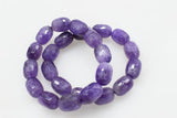 Amethyst Pillar Faceted Bracelet 7.5inch