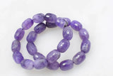 Amethyst Pillar Faceted Bracelet 7.5inch