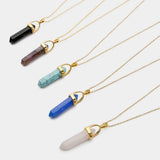 Amorita Boutique Hexagonal Quartz Necklace for Women