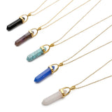 Amorita Boutique Hexagonal Quartz Necklace for Women