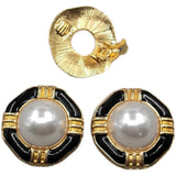 American Qingdao Glaze Pearl Drop Earrings C9