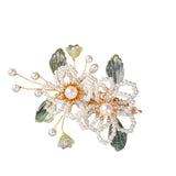 Antique Chinese Tassel Hairpin Barrettes Small Clear Edge