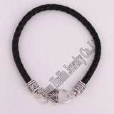Antique Silver Plated Rope Chain with Lobster Clasp