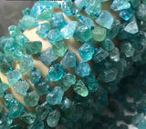Apatite Loose Beads Baroque/Pillar Nature for Jewelry Necklace