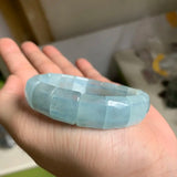 Natural Aquamarine Gemstone Bangle Bracelet for Women