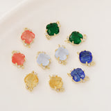 14K Plated Zircon Jewelry Accessories for DIY Necklace Pendants