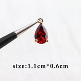 18K Plated Zircon Pendant for DIY Jewelry Making Accessories