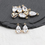 18K Plated Zircon Pendant for DIY Jewelry Making Accessories