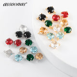18k Plated DIY Earring Necklace Pendants 10pcs/Lot