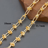 C145 18k Rhodium Plated DIY Chain 1m/lot