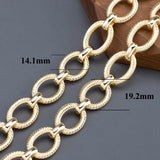 C145 18k Rhodium Plated DIY Chain 1m/lot