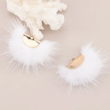 Real Fur Mink Tassel Earrings Accessories Diy Jewelry Making