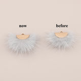 Real Fur Mink Tassel Earrings Accessories Diy Jewelry Making