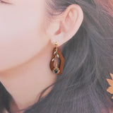 Zircon Crystal 18K Gold Jewelry Accessories Hand Made DIY Earrings Pendant