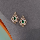 Zircon Crystal 18K Plated Jewelry Accessories 10pcs