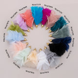 Handmade Feather Tassel Earring Pendants 2pcs/lot