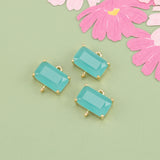 DIY Earring Pendants Charms Zircon Jewelry Making 6pcs/lot