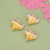 Heart Shape DIY Earring Pendants, Jewelry Making Charms, 6pcs/lot