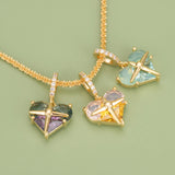 Heart Shape DIY Earring Pendants, Jewelry Making Charms, 6pcs/lot