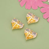 Heart Shape DIY Earring Pendants, Jewelry Making Charms, 6pcs/lot