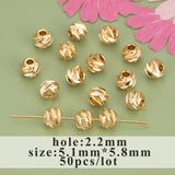 MB89 Rhodium Plated Bead Copper Metal Jewelry Findings