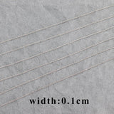 Rhodium Plated DIY Chain Jewelry Accessories C64