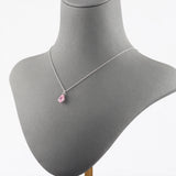 Rhodium Plated Zircon Pendant Jewelry Findings 10pcs/Lot