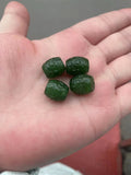 Hotan Jade Ruyi Passepartout Bucket Green Jade Beads DIY Accessories