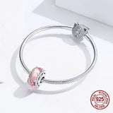 3MM Glass Round Floret Beads for 925 Sterling Silver Jewelry Making