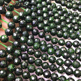 Aventurine Green Round Faceted 6mm Loose Beads 14in