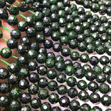 Aventurine Red Round Faceted 6mm Loose Beads 14inch DIY Jewelry Making