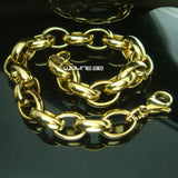 Men Stainless Steel Bracelet 10mm Band Width